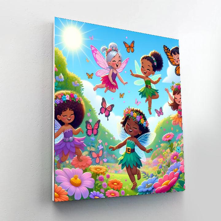 Whimsical World Of Fairies Painting Number Kit