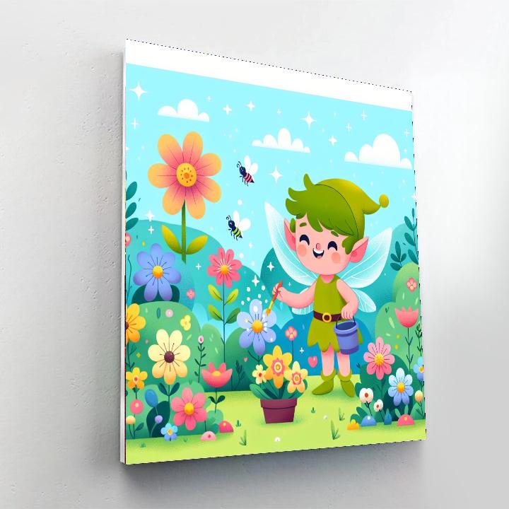 Garden Pixie Paint By Color