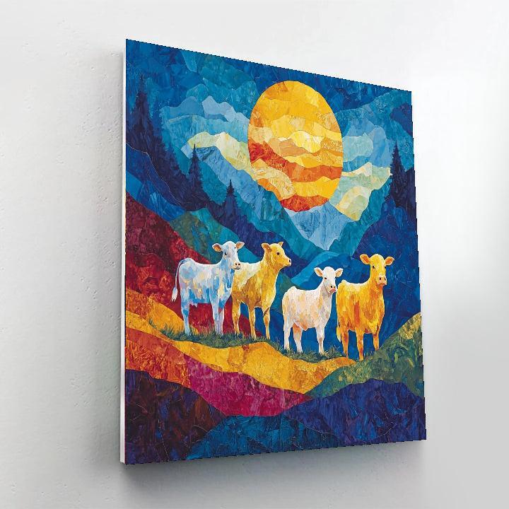 Franz Marc Inspired Animal Spirits  Paint By Number