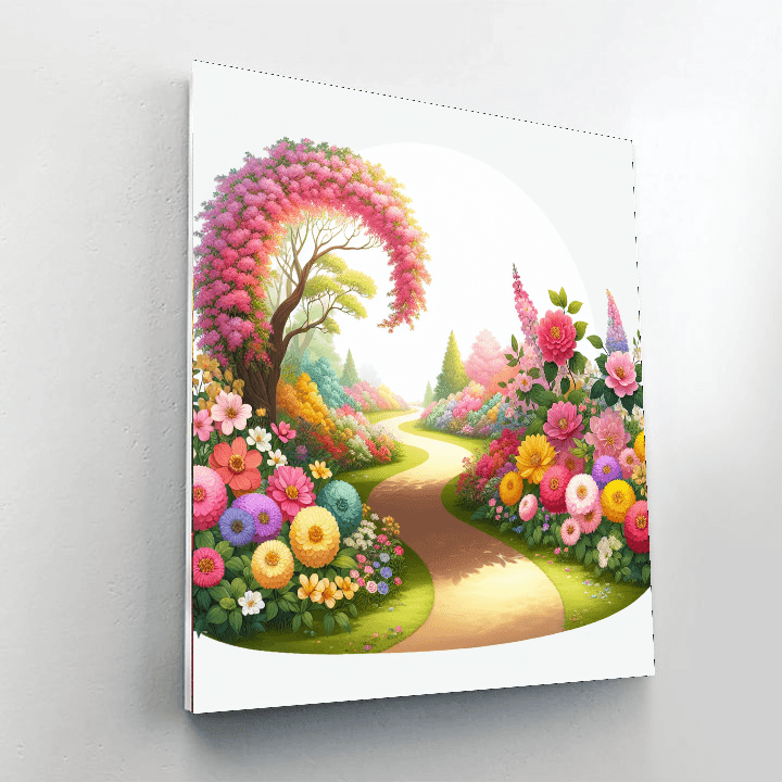 Journey Through Blossoms Painting By Numbers Kit