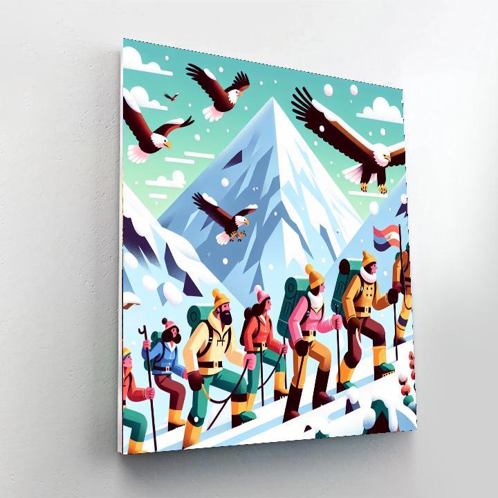 Mountain Expedition Painting Number Kit