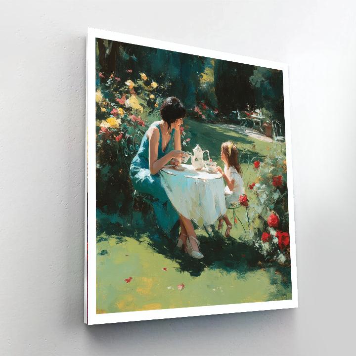 Breezy Garden Tea Paint By Color