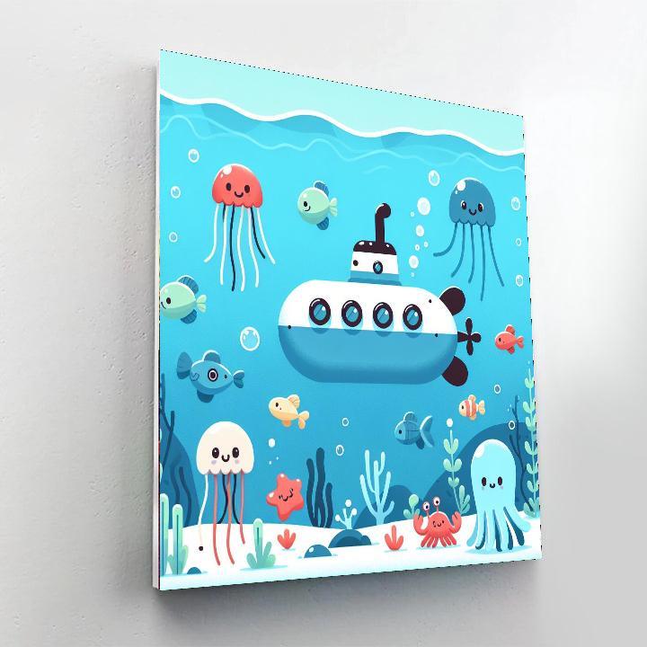 Mysterious Deep Sea Voyage DIY Paint By Numbers