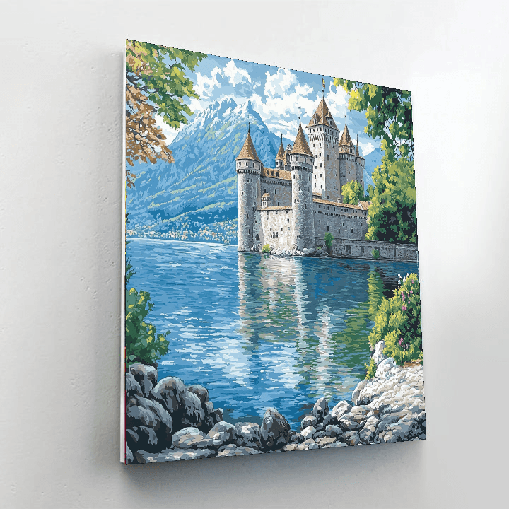 Chillon Castle - Montreux Numbered Painting Kits