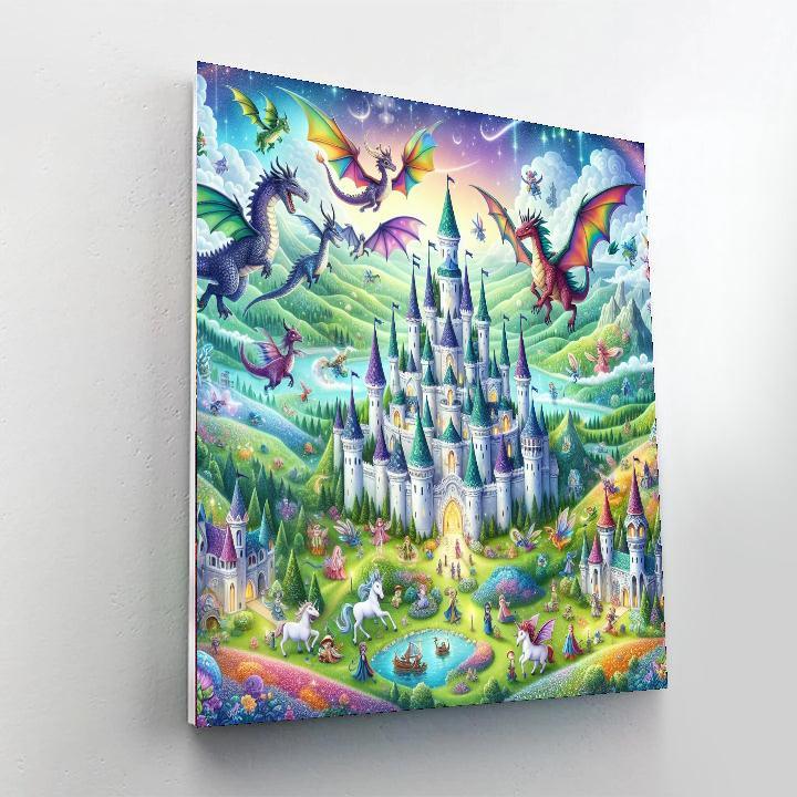 Fantasy Realm For Young Explorers Numbered Painting Kits