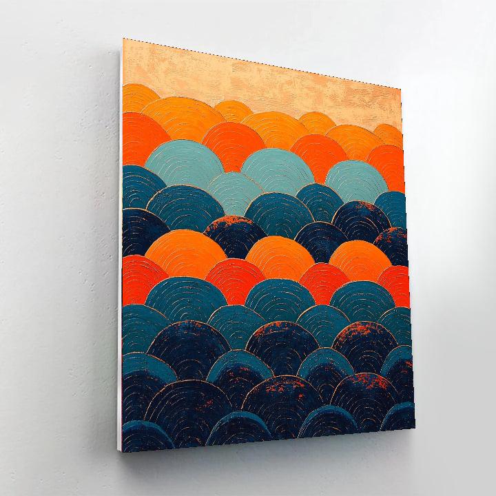 Frida Kahlo Inspired Waves Of Resilience  Painting By Numbers Kit