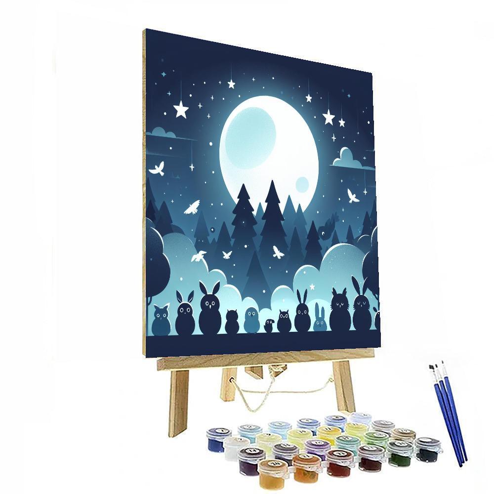 Mystical Moonlit Adventure Paint By Color