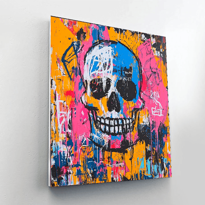 Jean-Michel Basquiat Inspired Basquiat's Urban Rhythms  Painting By Numbers Kit