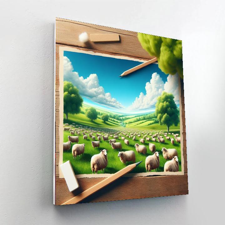 Pastoral Summer Scene Paint By Numbers Kits