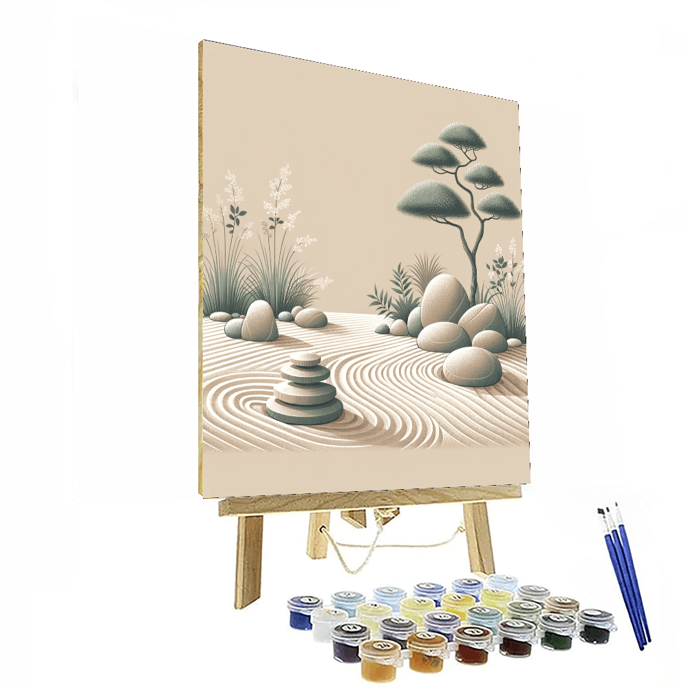 Elegant Zen Garden Paint By Color