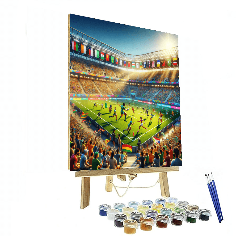 Rugby World Cup Sevens Numbered Painting Kits