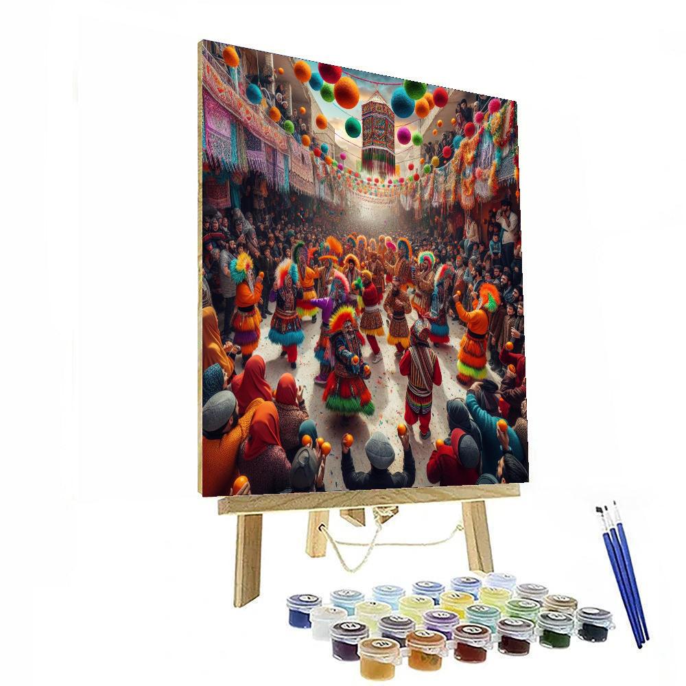 The Carnival Of Binche Paint By Numbers Art