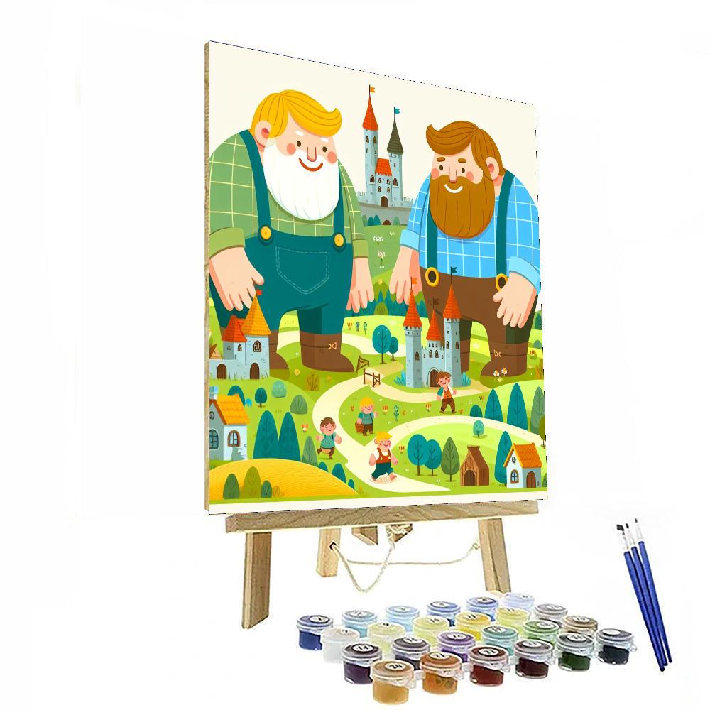 Kingdom Of The Kind Giants Number Painting