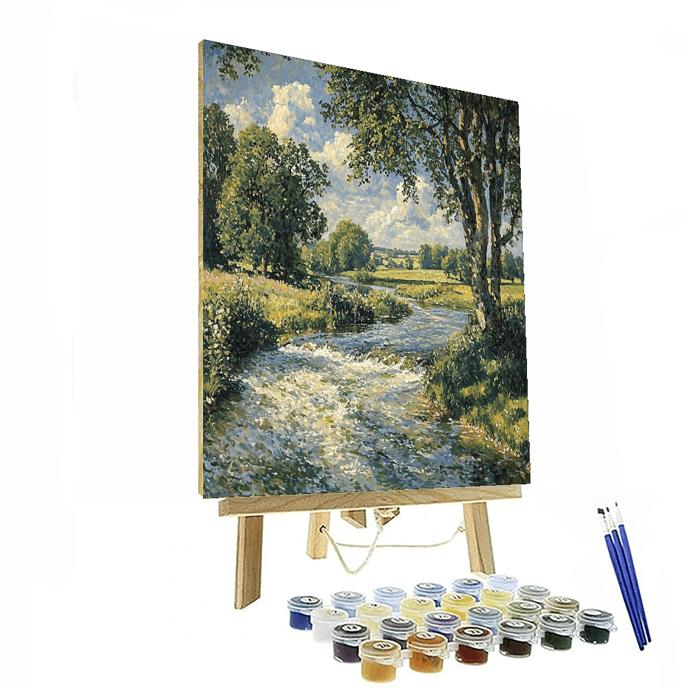 John Constable Inspired Quietude - DIY Painting By Numbers Kit