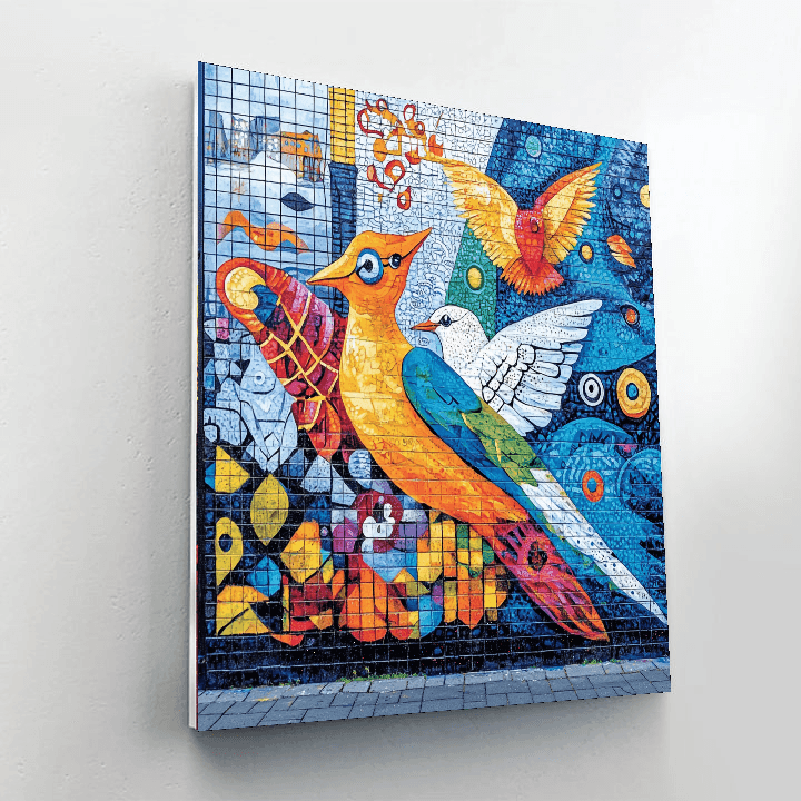 Reykjavik Street Art - Iceland Painting By Numbers Kit