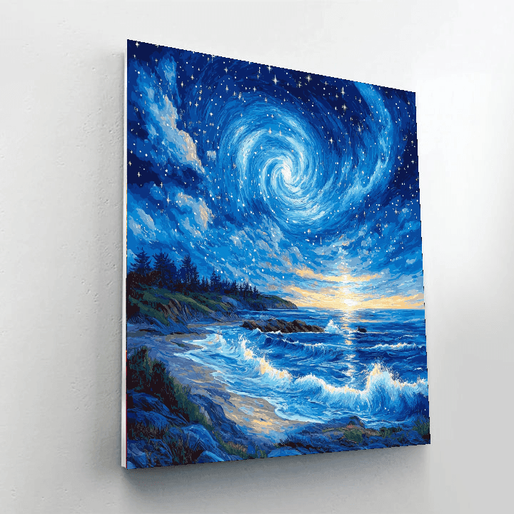 Vincent Van Gogh Inspired Starry Symphony  DIY Paint By Numbers