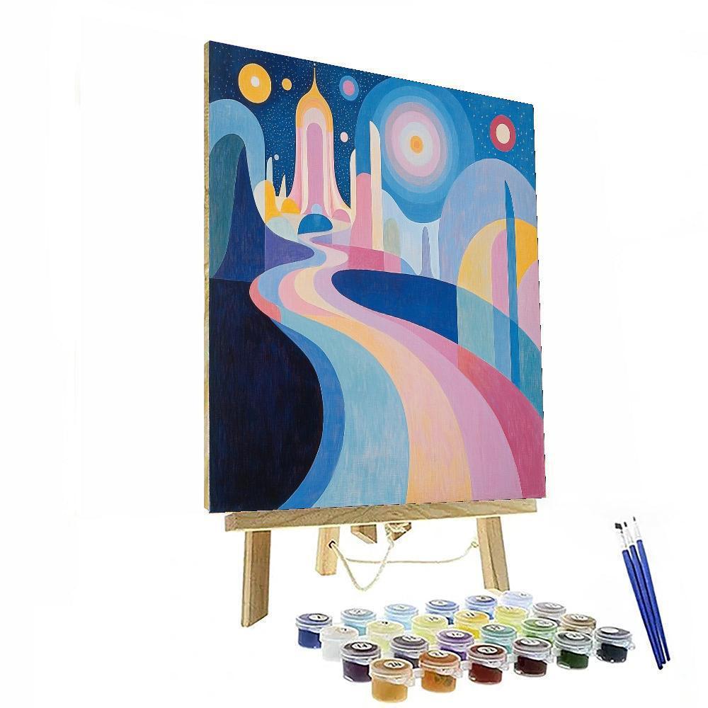 Hilma Af Klint Inspired Astral Wanderlust  Paint By Numbers