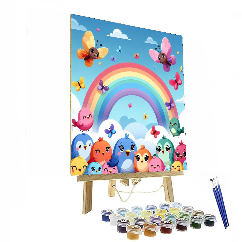 Rainbow Sky Adventure Painting By Numbers Kit