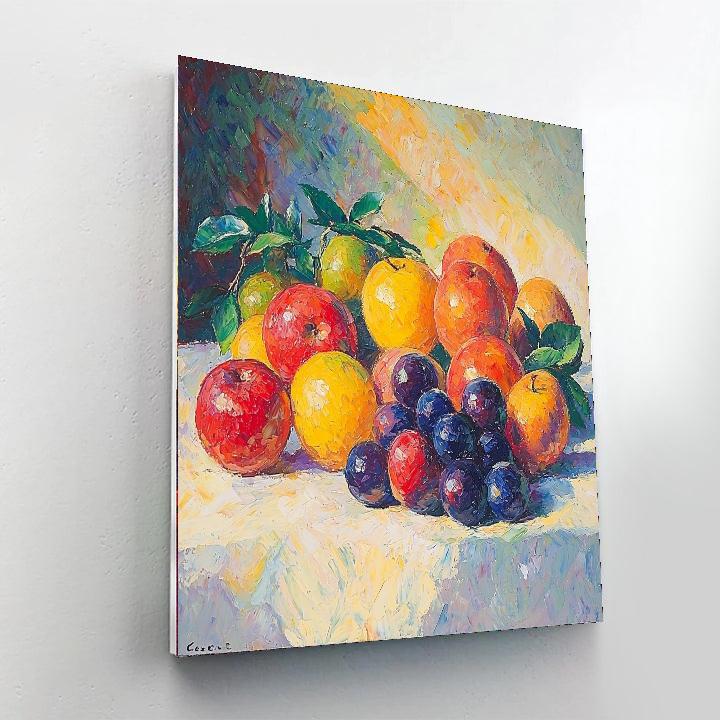 Paul Cézanne Inspired Sunlit Stillness  Painting By Numbers Kit