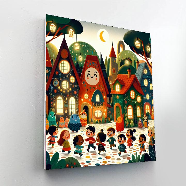Enchanted Village Adventure Paint By Number