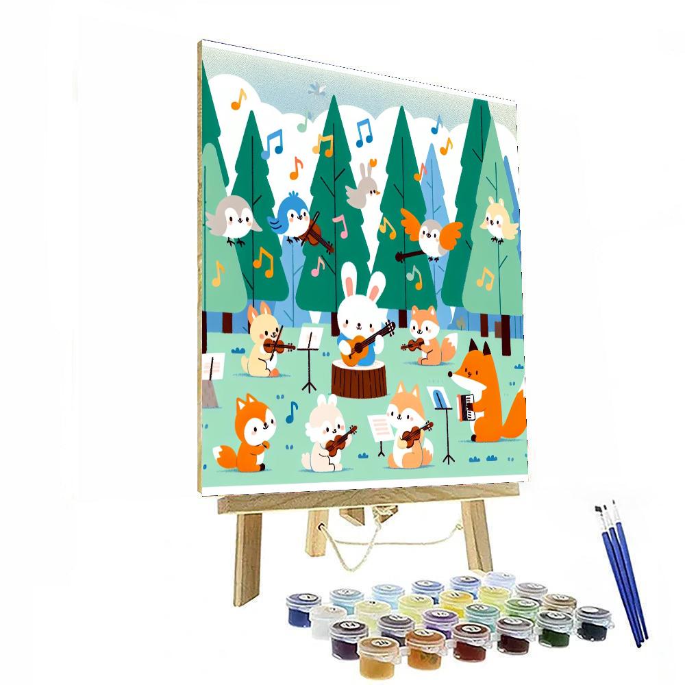 Forest Fantasia Orchestra Painting By Numbers Kit