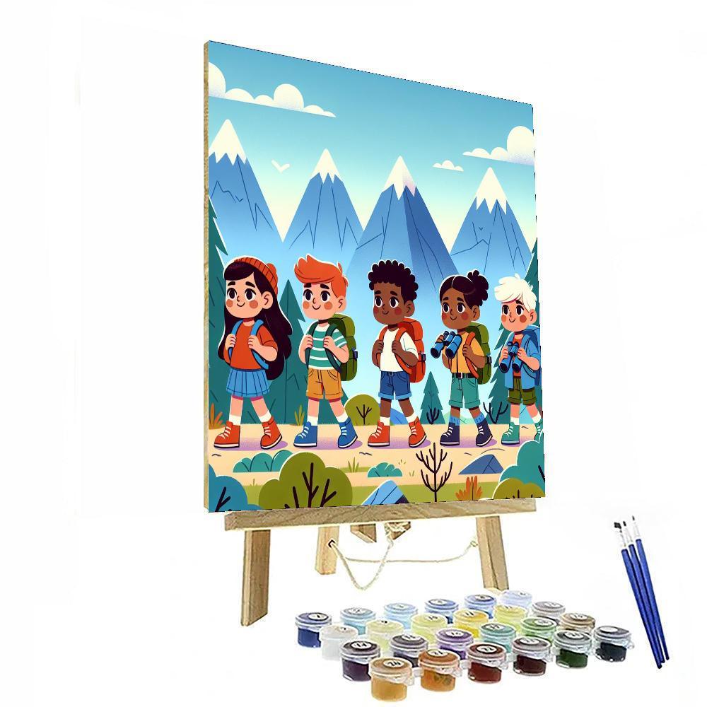 Mountain Wilderness Adventure Painting By Numbers Kit