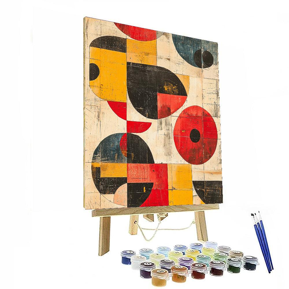 Joan Miró Inspired Fragments Of Thought  Painting Number Kit