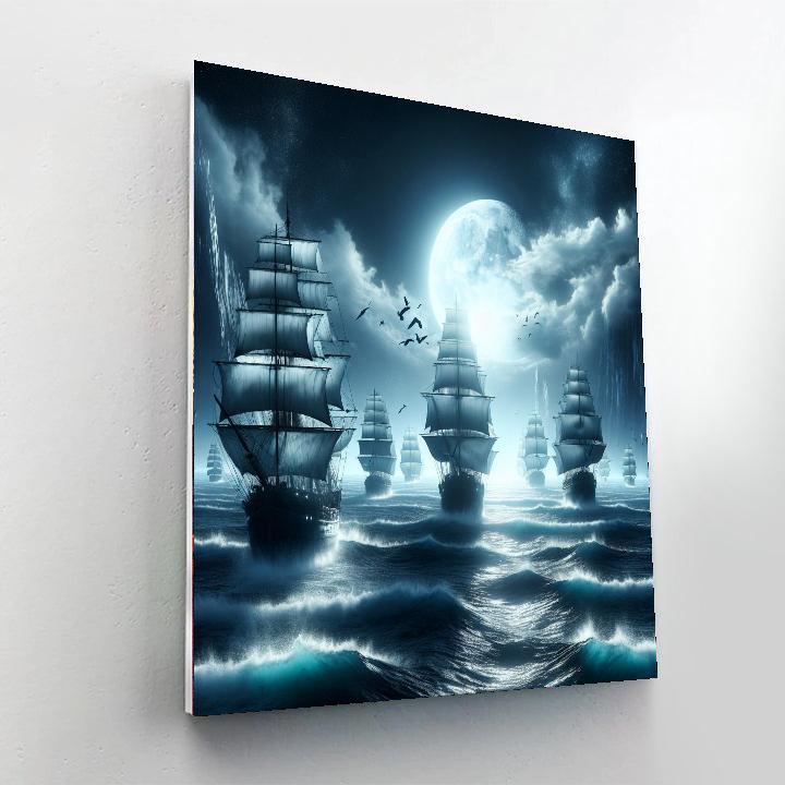 Mystical Sea Voyage Painting Number Kit