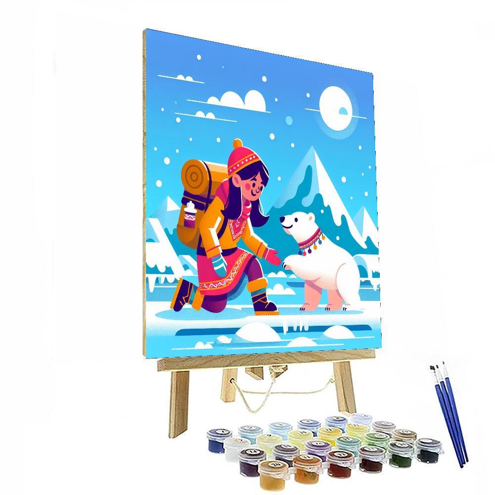 Arctic Explorer's Journey Painting By Numbers Kit