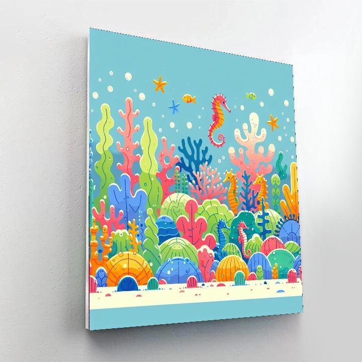 Underwater Garden Of Wonder Painting By Numbers Kit