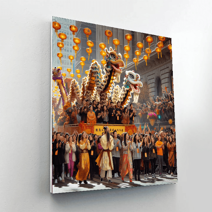 Lunar New Year Parade - San Francisco Paint By Color