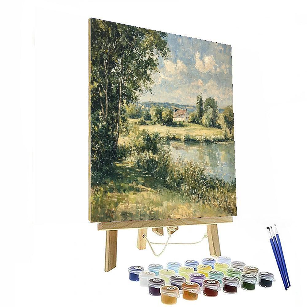 Paul Cézanne Inspired Tranquil Harmony  Painting By Numbers Kit