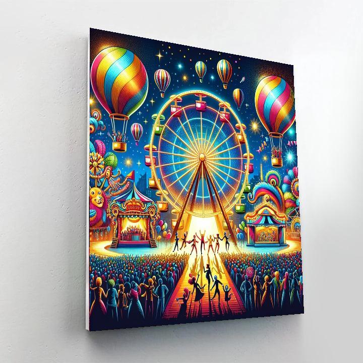Magical Night Carnival Paint By Number