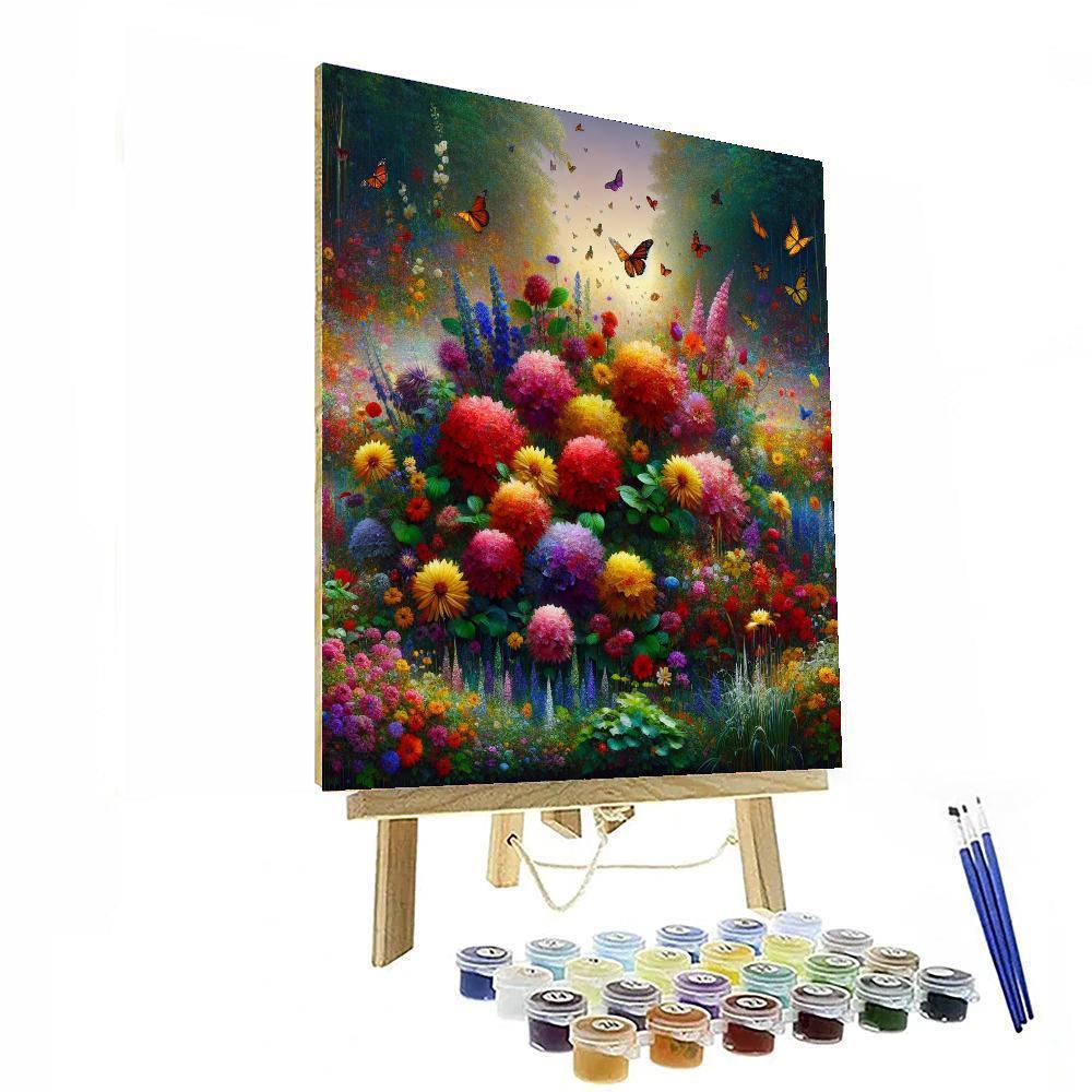 Colorful Flower Festival DIY Paint By Numbers