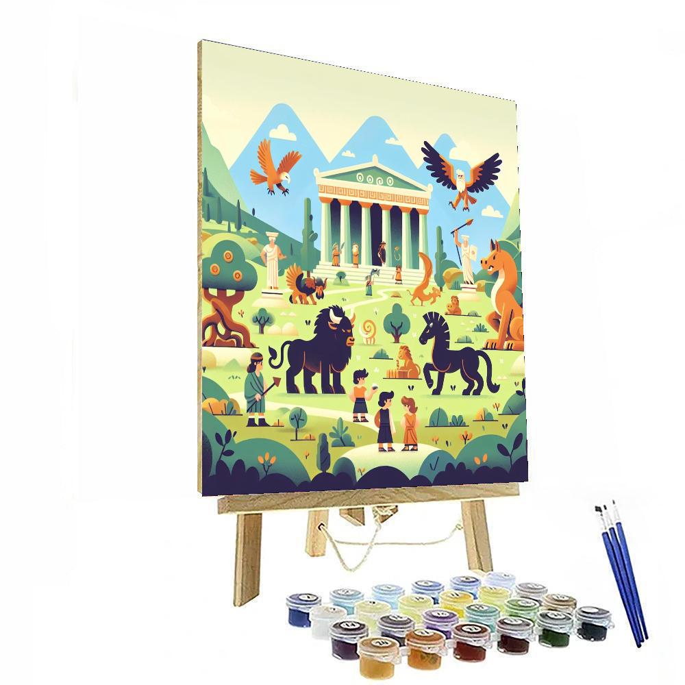 Ancient Greek Adventure DIY Paint By Numbers