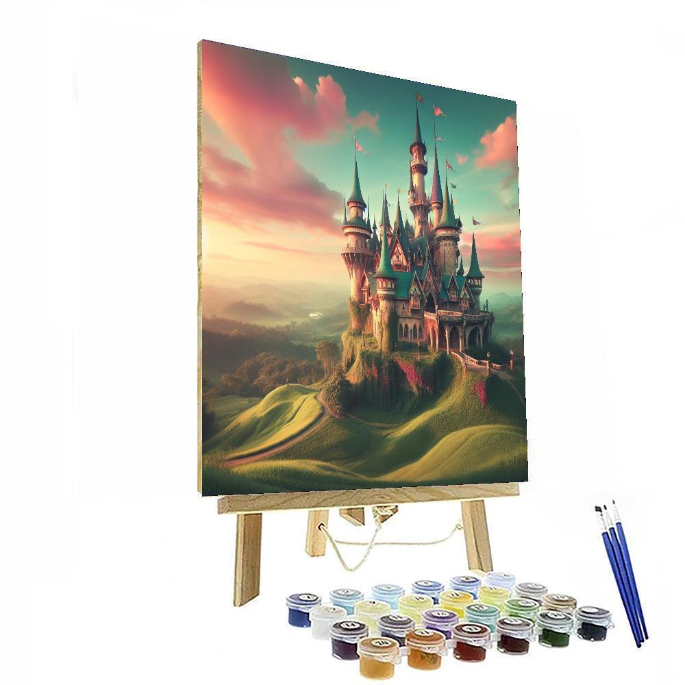 Dreamy Castle Escapade Paint By Numbers