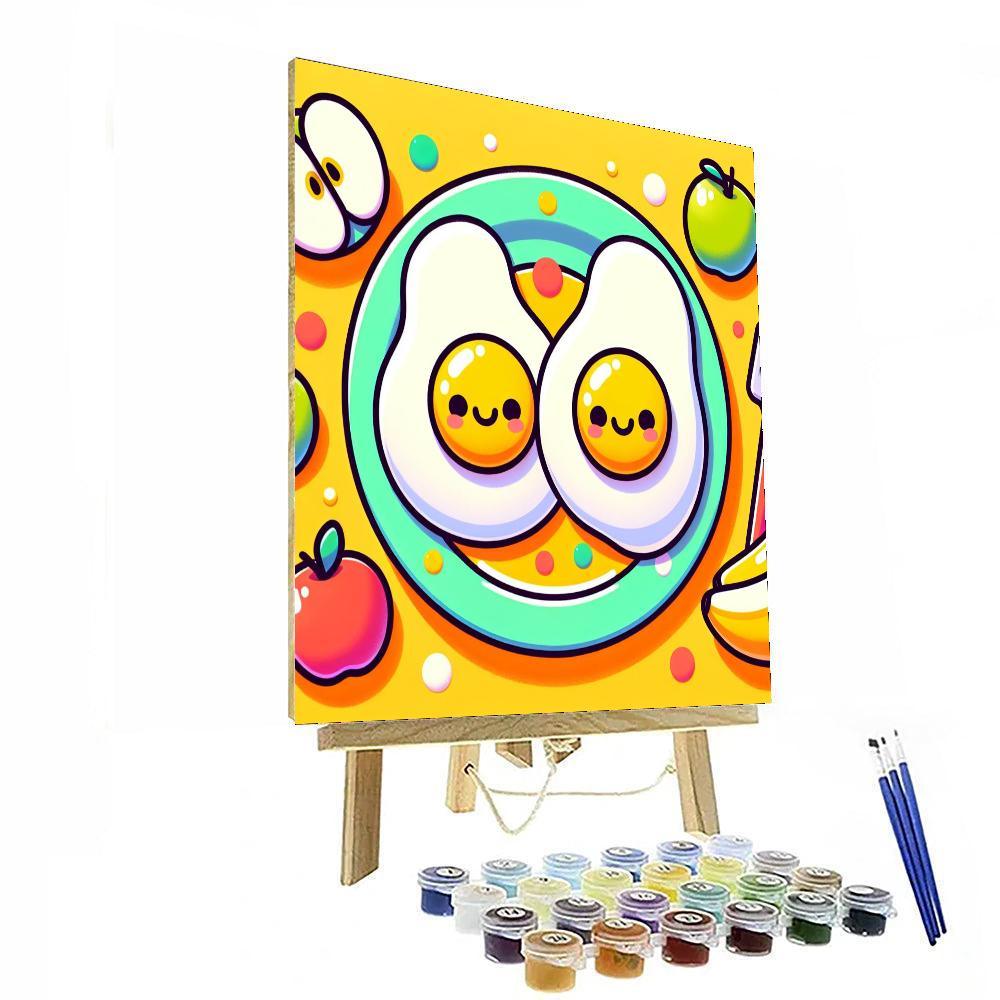 Sunny Side Up Eggs Numbered Painting Kits