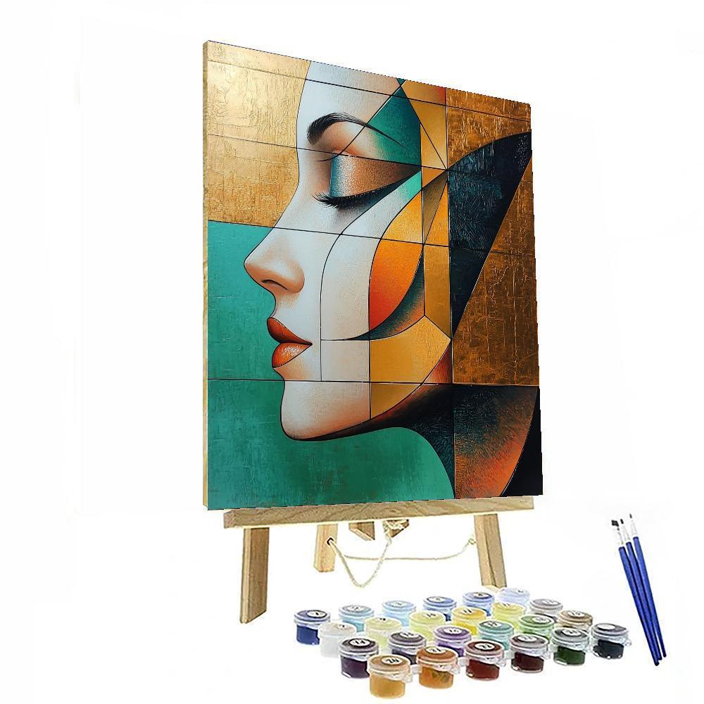 Tamara De Lempicka Inspired Deco Retro Futurism  DIY Paint By Numbers