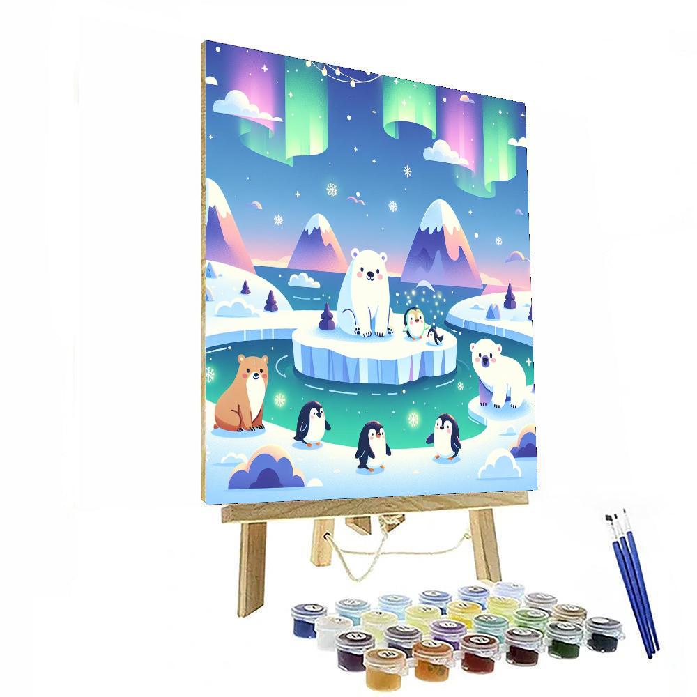 Twilight Tundra Paint By Numbers Art