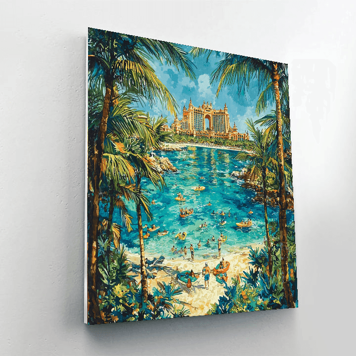 Nassau's Atlantis Resort Number Painting