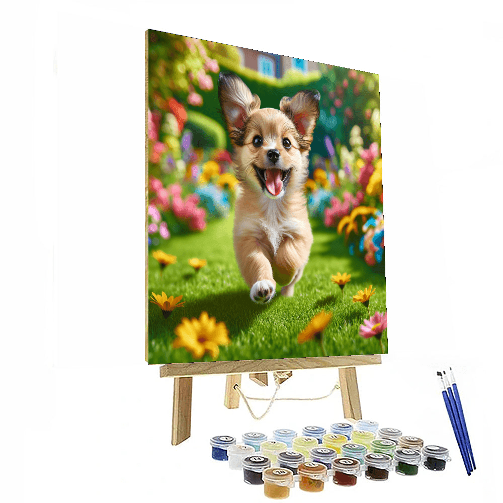 Playful Puppy - DIY Painting By Numbers Kit