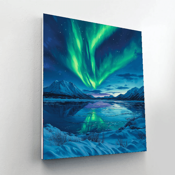 Tromsø's Polar Night Paint By Numbers Kits