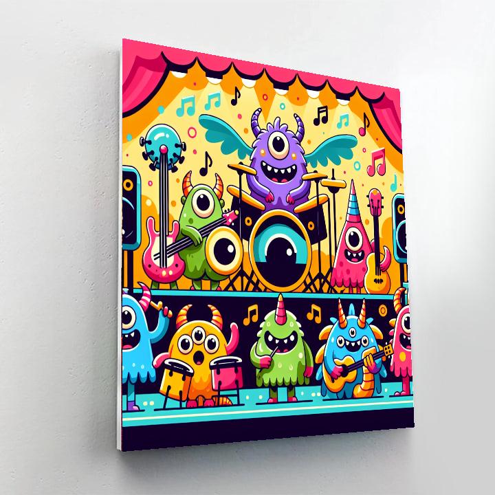 Monster Music Festival Numbered Painting Kits