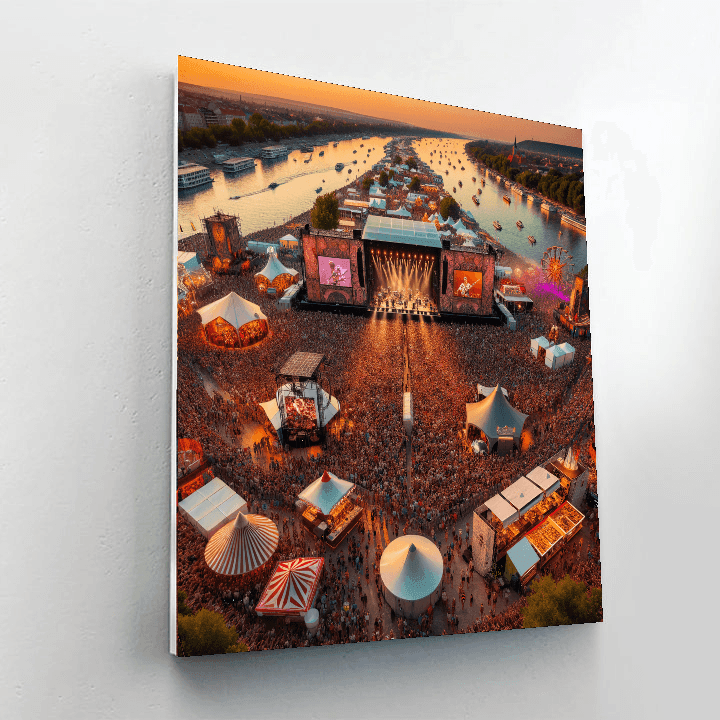 Sziget Festival Painting Number Kit