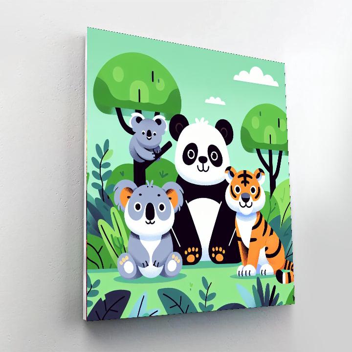 Wildlife Rescue Team Paint By Numbers Art