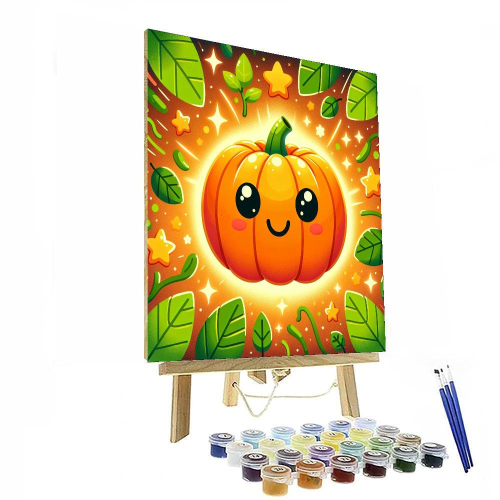 Whimsical Pumpkin Paint By Color