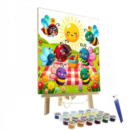 Friendly Garden Party DIY Paint By Numbers