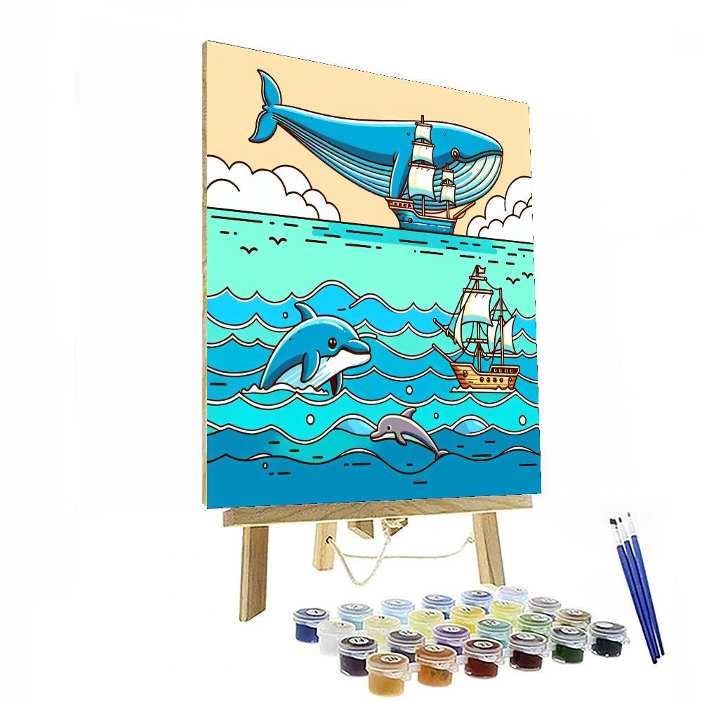 Wild Ocean Adventure Number Painting