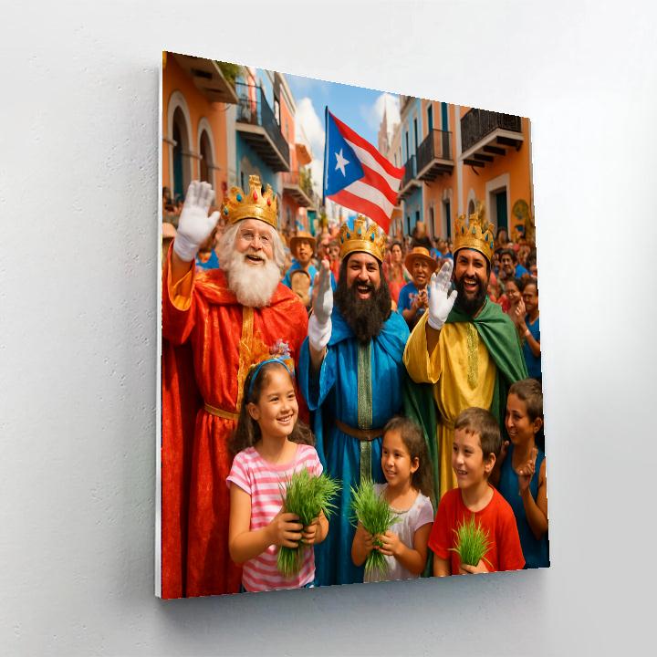 Día De Los Reyes Magos - Puerto Rico DIY Paint By Numbers