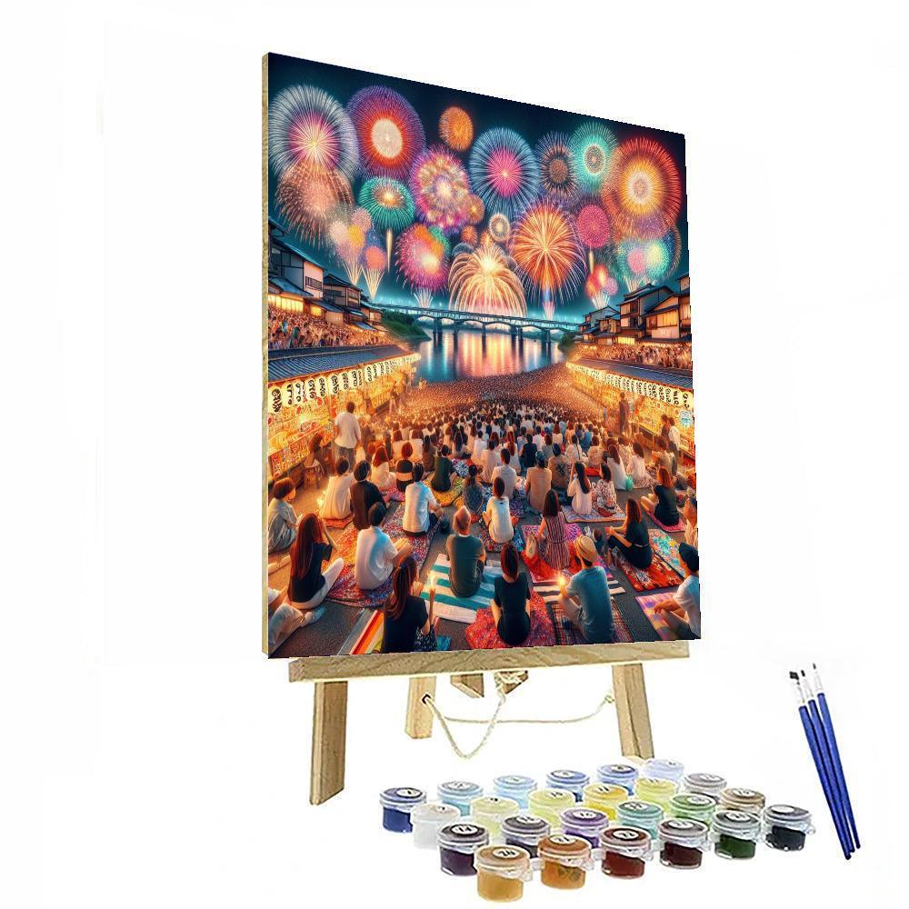 Nagaoka Fireworks Festival - Japan Paint By Color